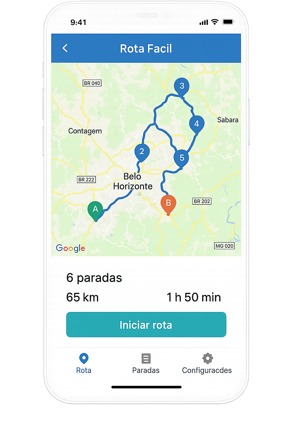 RotaFácil - App de Otimização de Rotas